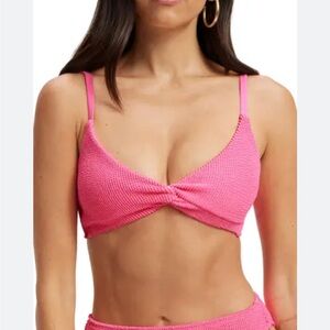 NWOT Good American Always Fits Twist Bikini Top  size 2 (M)